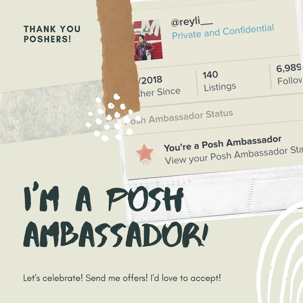 ✨✨ Posh Ambassador!! ✨✨
